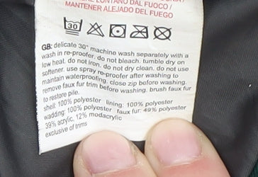 Mountain Warehouse Boys Green Waterproof Parka Coat 9-10 Yrs