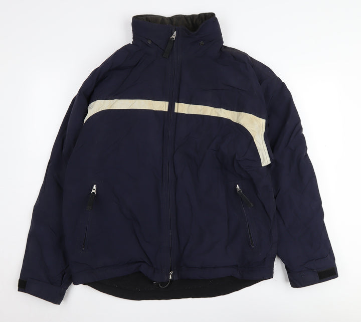 GAP Men's Blue S Puffer Jacket - Winter, Casual Style