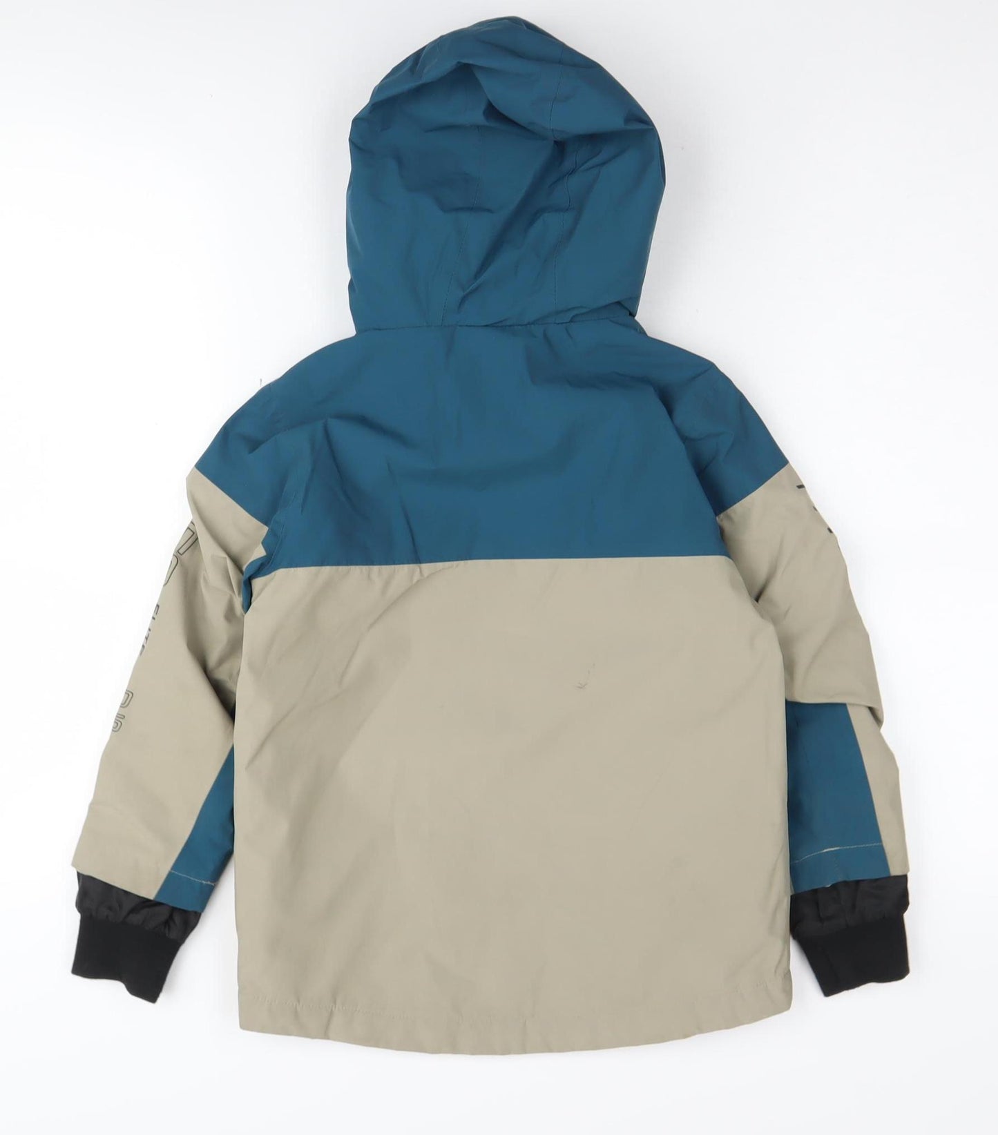 NEXT Boys Blue Beige Hooded Jacket 6 Years Casual