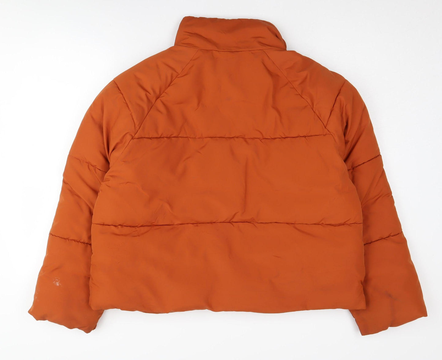 Monki Women's Orange Puffer Jacket Size S