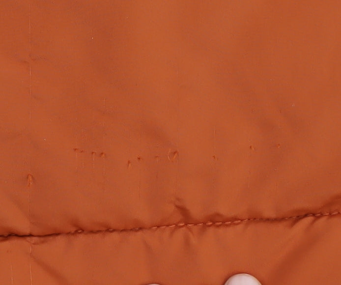 Monki Women's Orange Puffer Jacket Size S