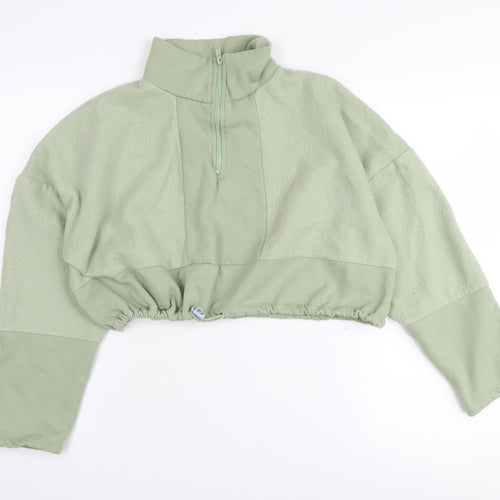 Topshop Women’s Green Pullover Sweatshirt Size S