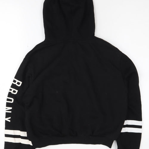 H&M Black Hoodie Unisex S Brooklyn Logo Pullover Casual
