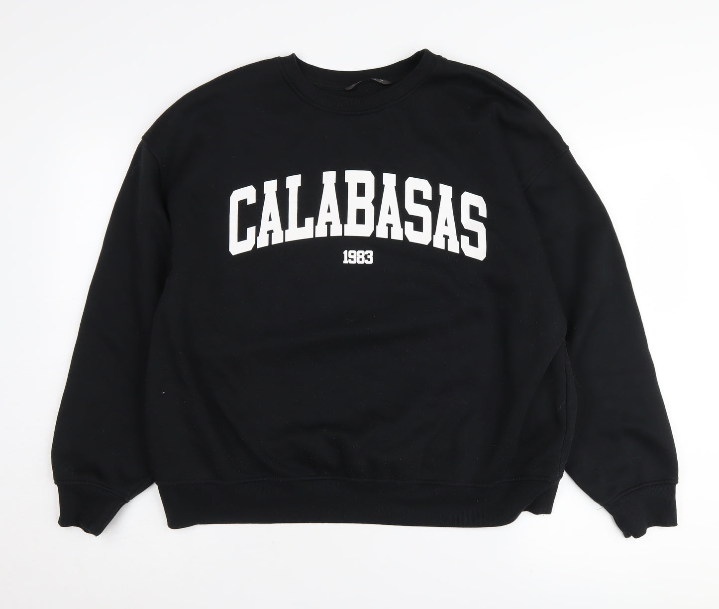 Dunnes Women's Black Pullover Sweatshirt, L - Casual