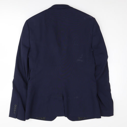 ASOS Men's Blue Blazer, 38 Chest, Regular Fit