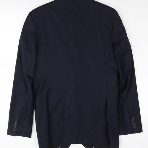 Zara Man Black Blazer, Size 38, Men's Formal Jacket