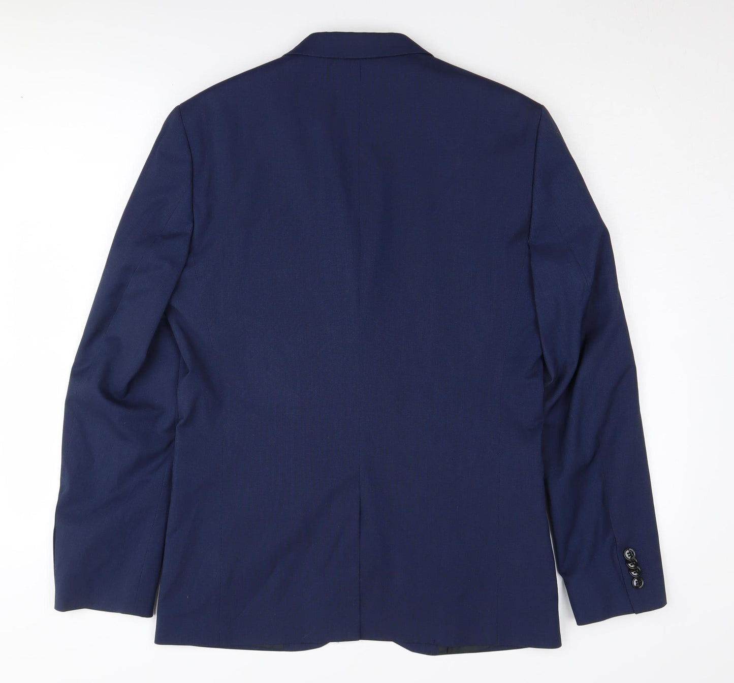 H&M Men's Blue 38R Blazer, Formal Single-Breasted