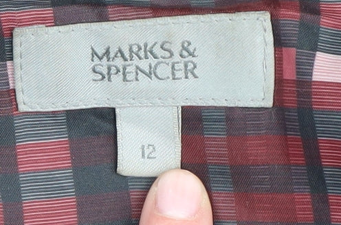 Marks and Spencer Women's Black Duffle Coat Size 12