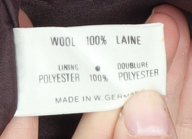 St Michael Women's Brown Wool Blazer, Size 16