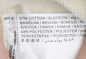 Violeta by Mango Women's White Jewel Pullover Jumper S