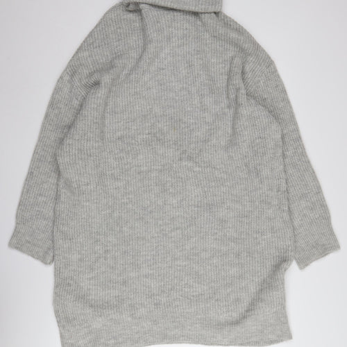 Stradivarius Grey Cowl Neck Women's Pullover Jumper