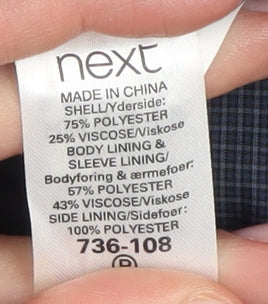 Next Men's Blue Slim Blazer, 36S, Formal