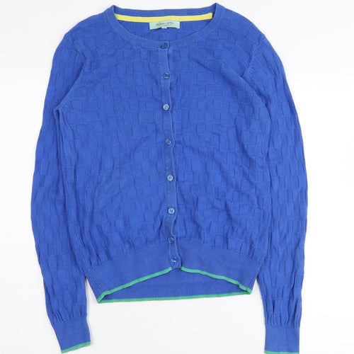 Dickins & Jones Women's Blue Cotton Cardigan Size S