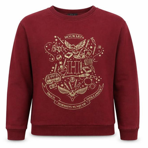 M&Co Girls Harry Potter Red Sweatshirt 12 Years Crew Neck