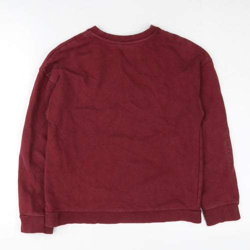 M&Co Girls Harry Potter Red Sweatshirt 12 Years Crew Neck