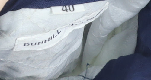 Dunhill Men's Blue Large Windbreaker Jacket
