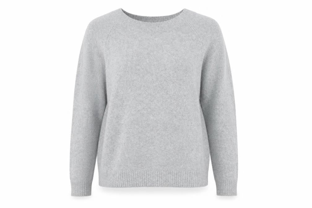 Front view of Vero Moda Women's Grey jumper, size L
