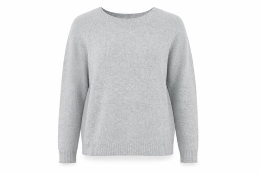 Front view of Vero Moda Women's Grey jumper, size L