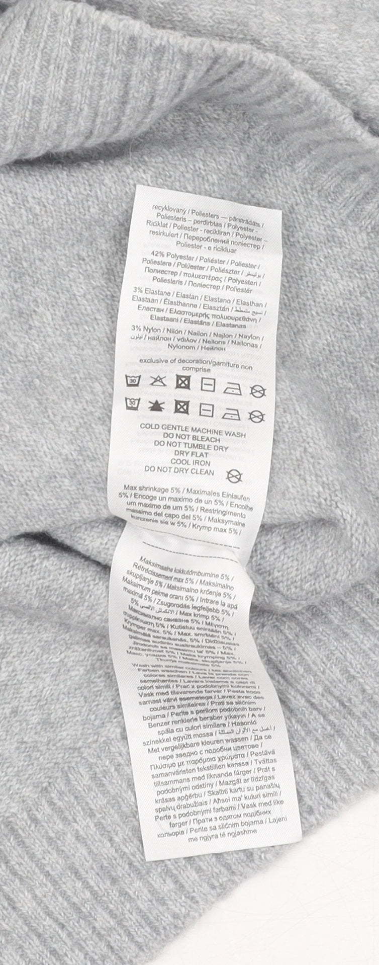 Vero Moda Women's Grey Pullover Jumper, Size L