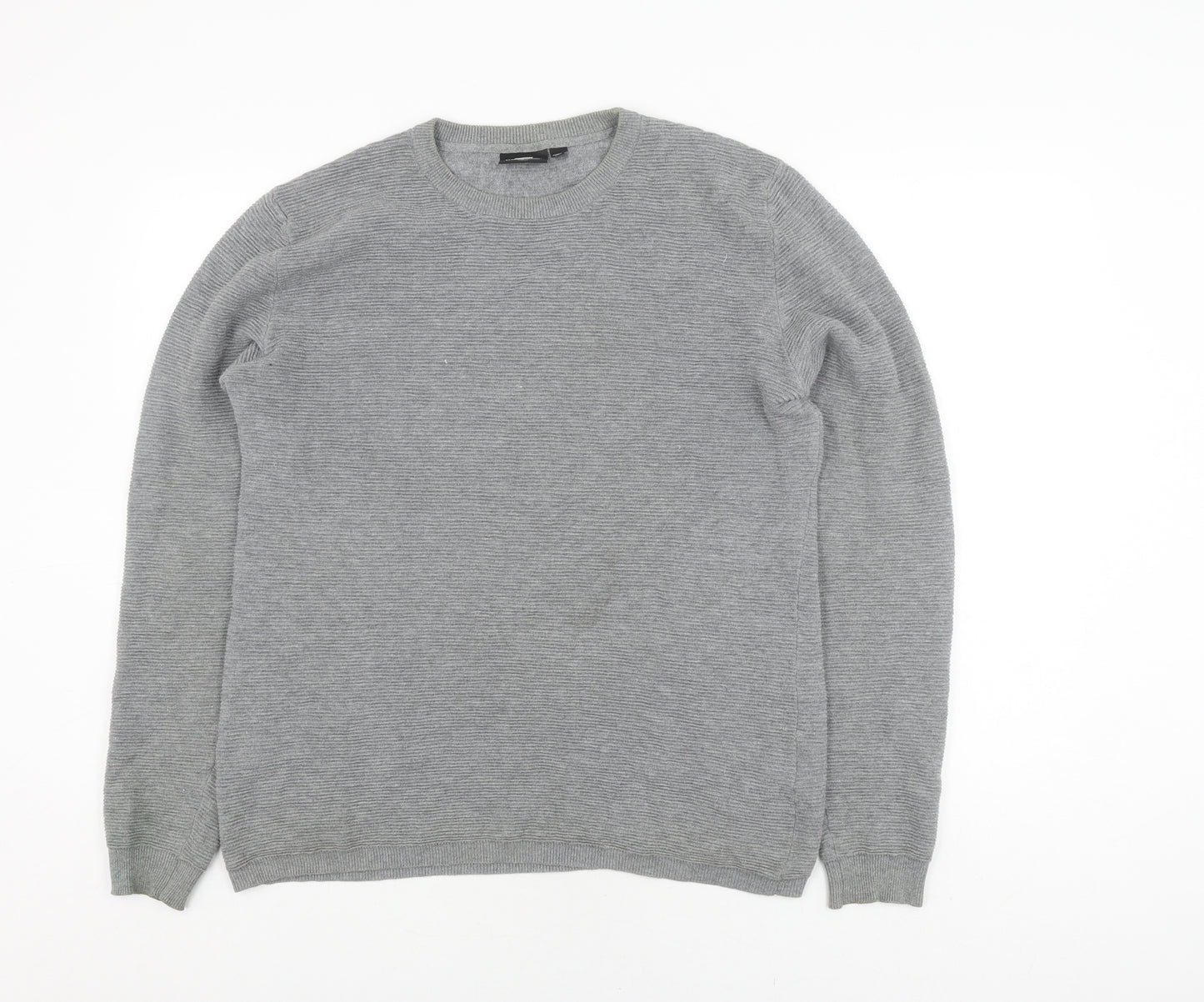 DR DENIM Men's Grey Pullover Jumper - Small, Casual