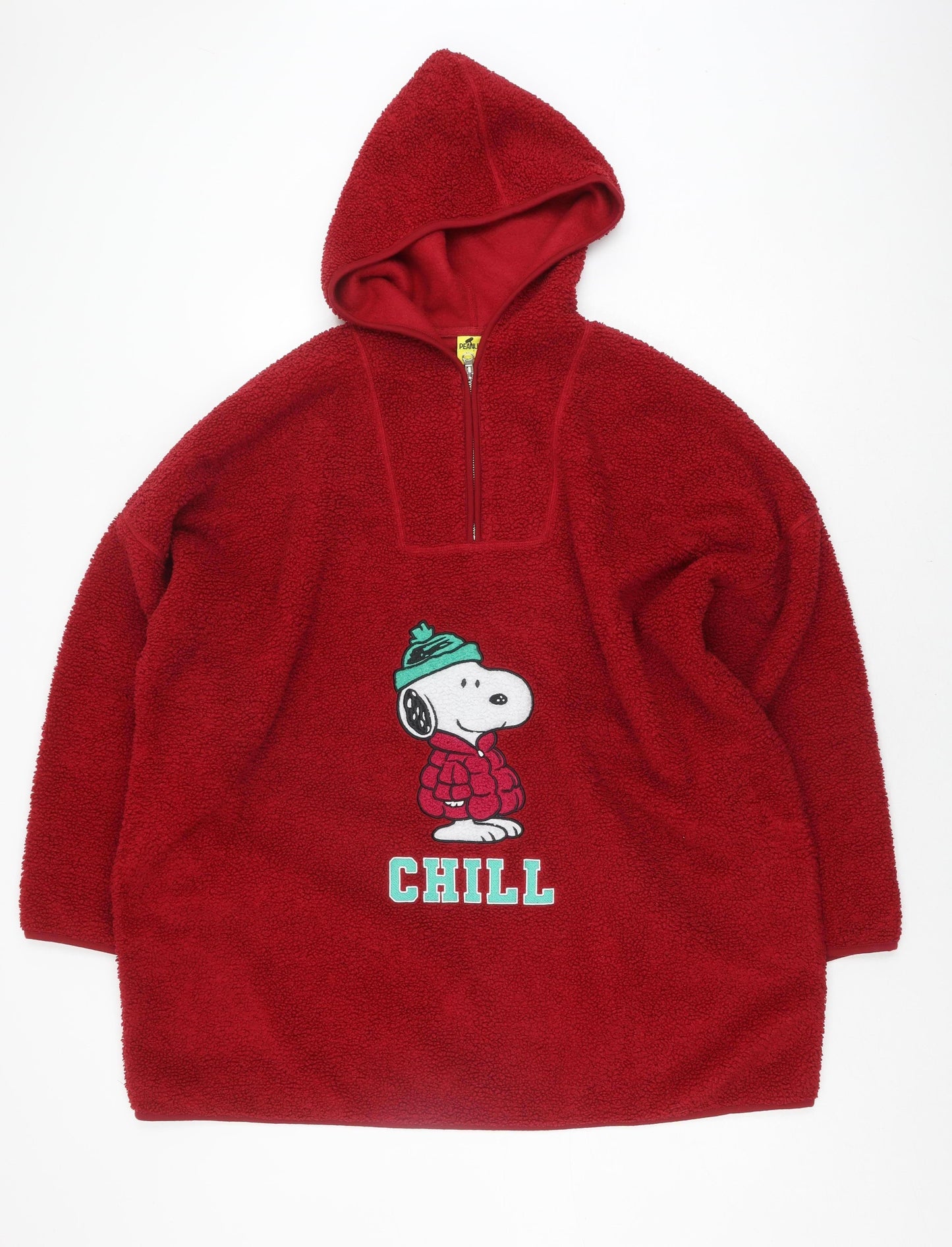 Marks and Spencer Unisex Red Snoopy Hoodie M