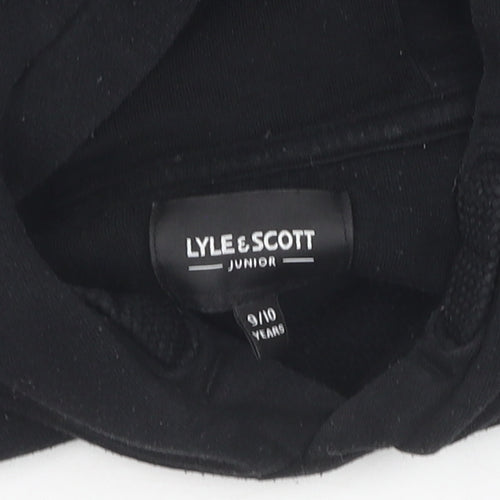 Lyle & Scott Men's Black Pullover Hoodie 9/10