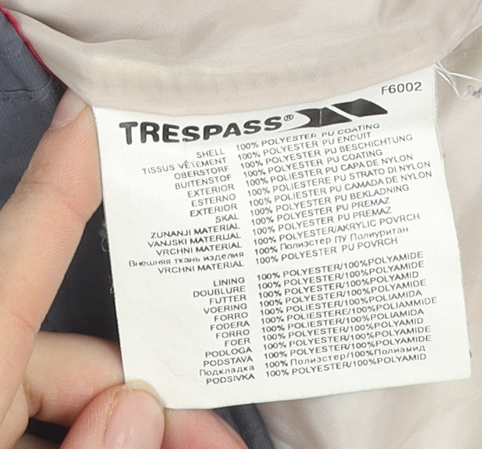 Trespass Women's Grey Windbreaker Jacket M Waterproof