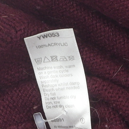Anthology Women's Red Cardigan Size 20/22 - Casual Knit