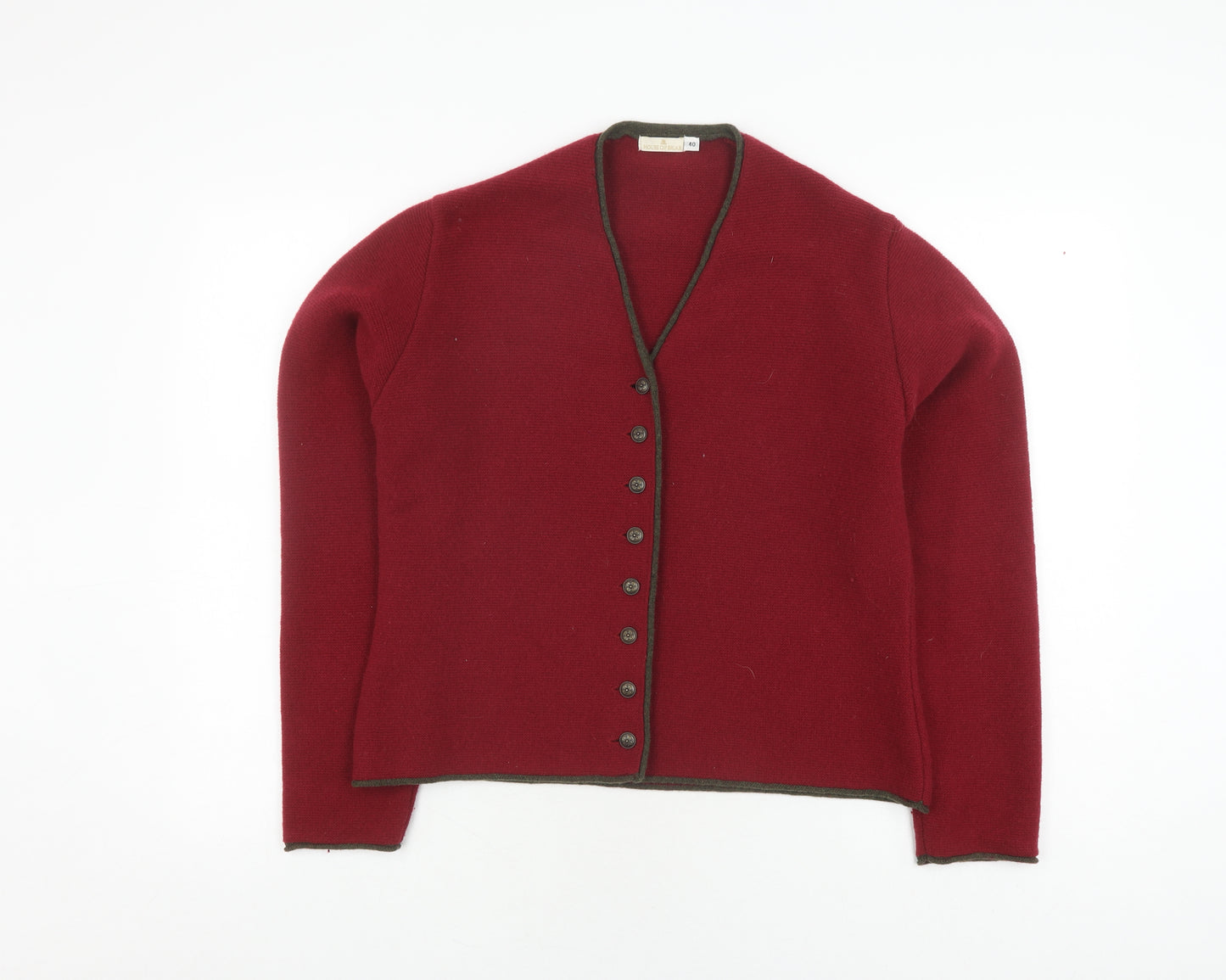 House of Bruar Women’s Red Cardigan, Size 12