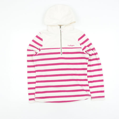 Craghoppers Women's Striped Pullover Hoodie Size 8