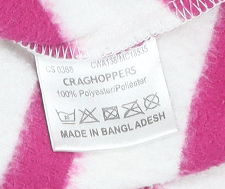 Craghoppers Women's Striped Pullover Hoodie Size 8