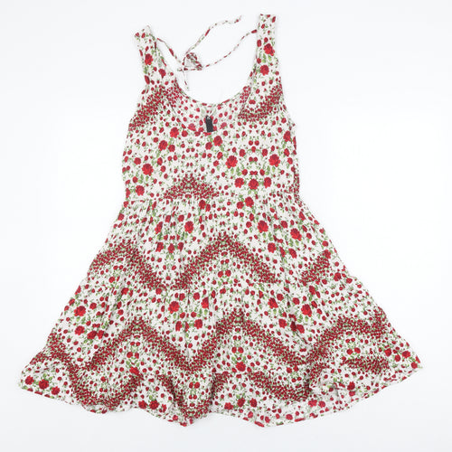 H&M Women's Floral A-Line Dress, Size 12, Summer Ready