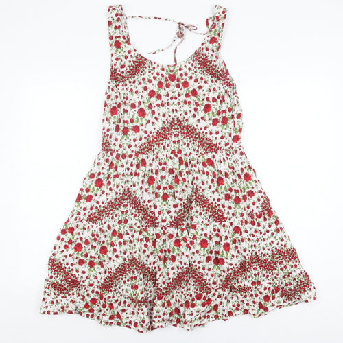 H&M Women's Floral A-Line Dress, Size 12, Summer Ready