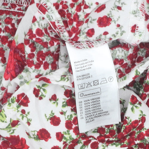 H&M Women's Floral A-Line Dress, Size 12, Summer Ready