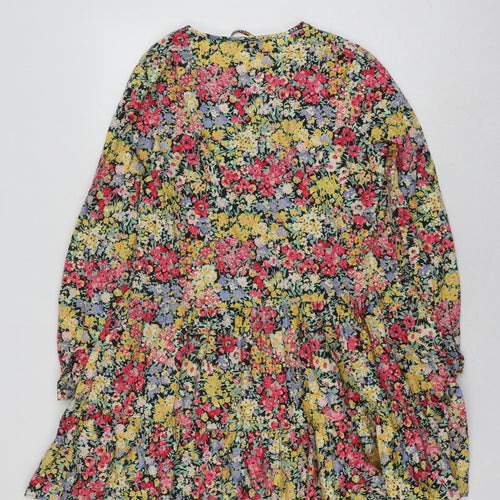 Warehouse Women's Floral Dress Size 10 Multicoloured