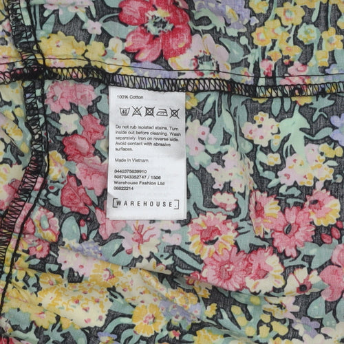 Warehouse Women's Floral Dress Size 10 Multicoloured