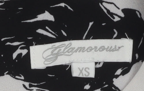 Glamorous XS Women’s Black White Floral Dress