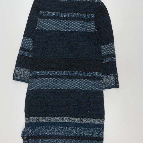 White Stuff Women's Blue Knit Dress Size 8