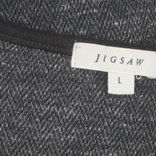 Jigsaw Women's Black V-Neck Dress L