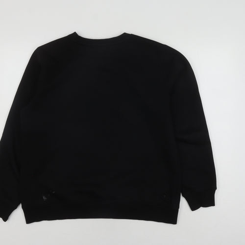 Ralph Lauren Black Pullover Sweatshirt, 2XL Unisex
