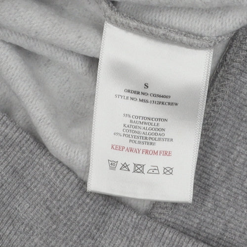 Brave Soul Men's Grey Pullover Sweatshirt S