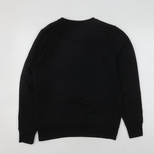 Brave Soul Men's Black Pullover Sweatshirt S Logo