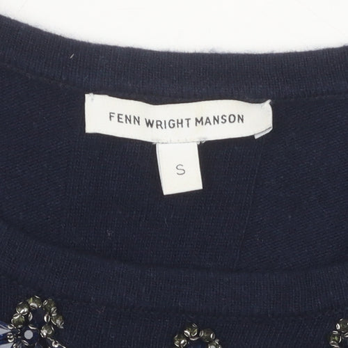 Fenn Wright Manson Women's Black Beaded Pullover, S