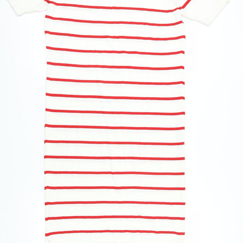 Dorothy Perkins Women's Red Striped Shift Dress L