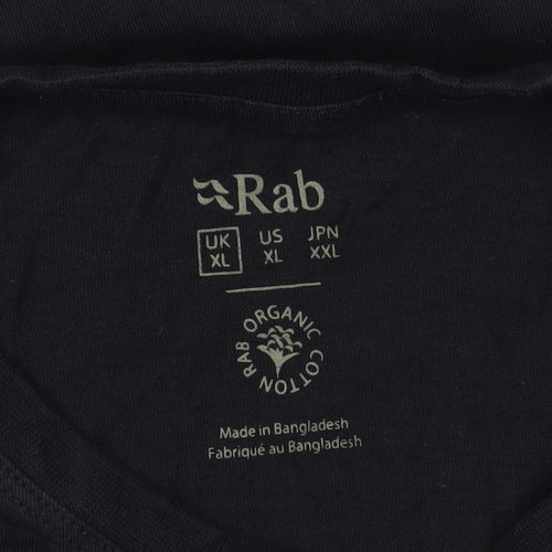 Rab Men's Black XL Graphic Nature T-Shirt