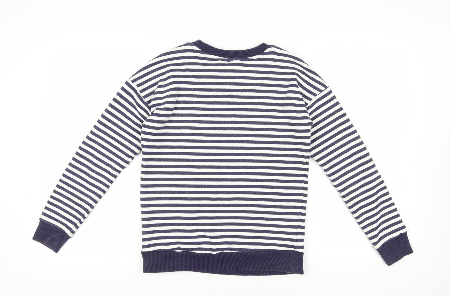 Next Women's Multicoloured Striped Pullover Sweatshirt Size 6
