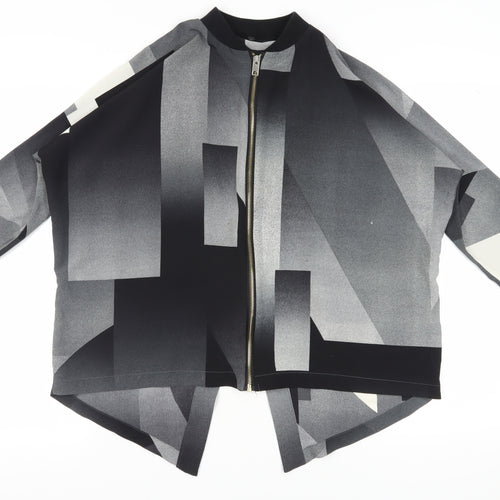River Island Women's Geometric Zip Top Size 10