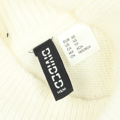 H&M Women's Multicoloured High Neck Pullover Jumper XS
