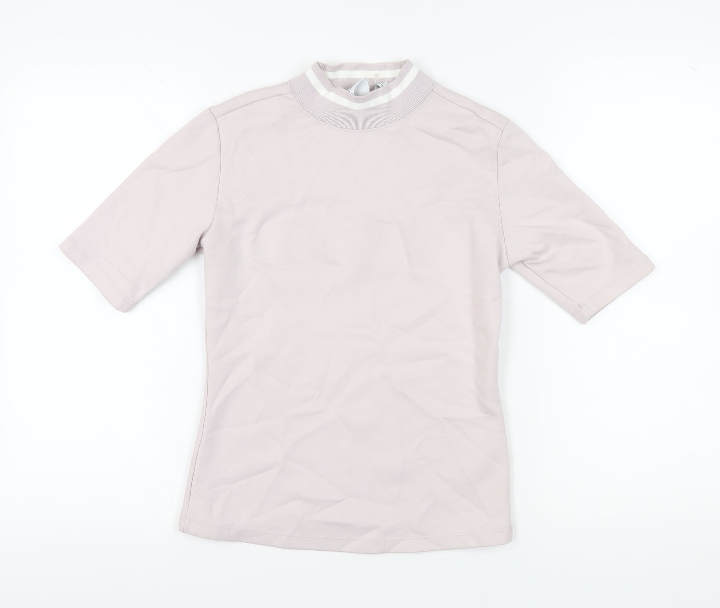 Adidas Womens Grey Basic T-Shirt Size 8