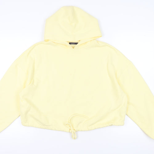 Marks and Spencer Women's Yellow Pullover Hoodie Size 8